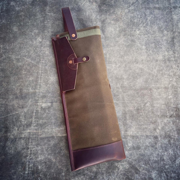 Waxed Canvas Bi-Fold Stick Bag