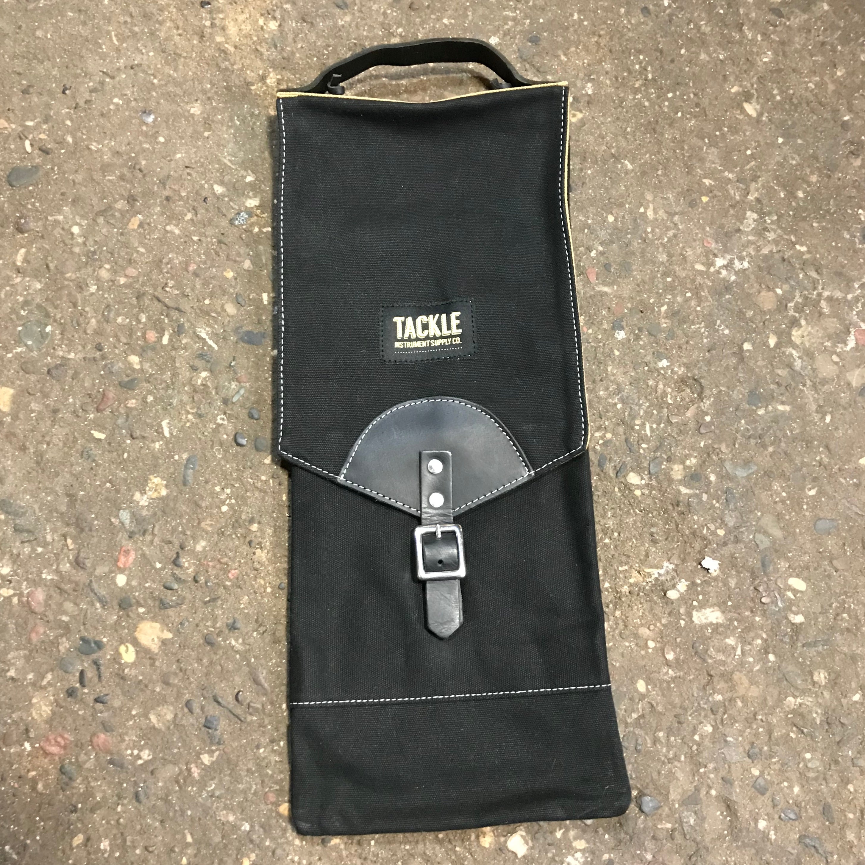Waxed Canvas Compact Drum Stick Bag
