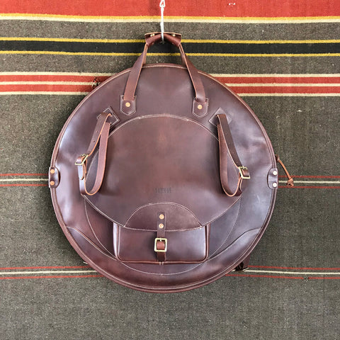 Leather Backpack Cymbal Bag