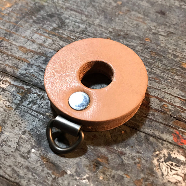 Clip on Leather cymbal sizzle chain