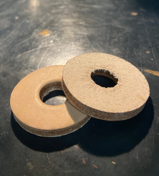 Leather cymbal washer- 1 ply