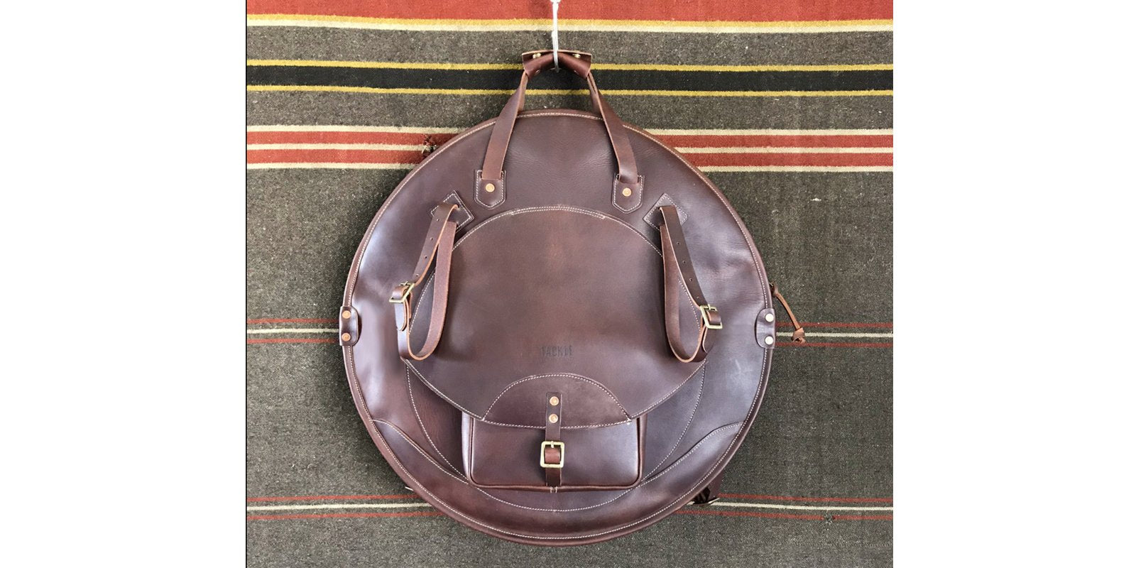 Leather Backpack Cymbal Bag